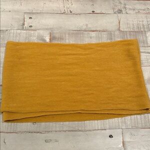 Golden Mustard Yellow Infinity Scarf